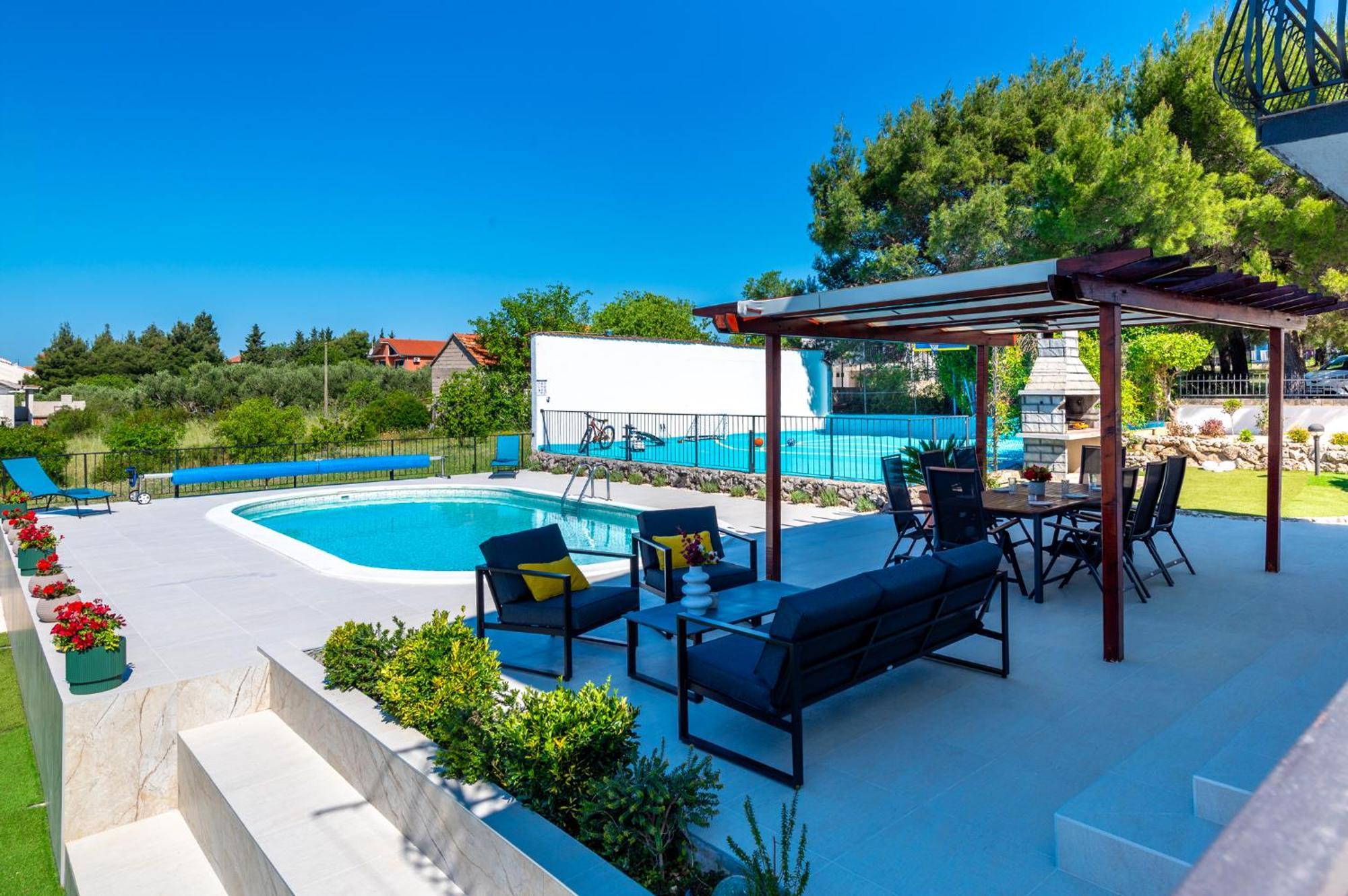 Villa Plenca - Heated Pool ! Sibenik Ngoại thất bức ảnh