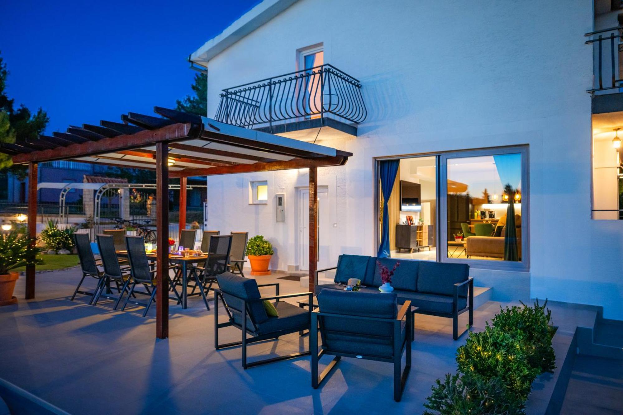 Villa Plenca - Heated Pool ! Sibenik Ngoại thất bức ảnh