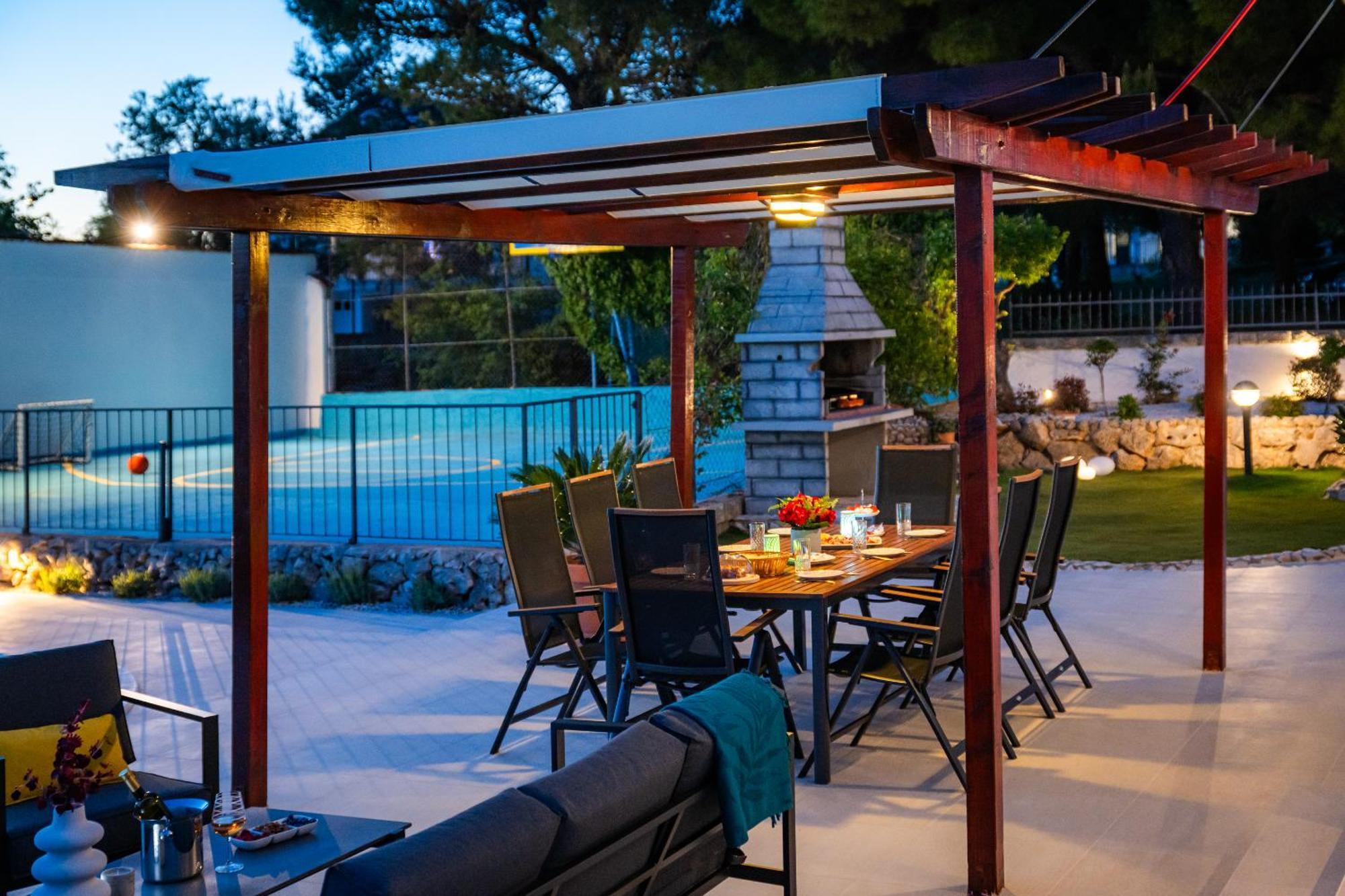 Villa Plenca - Heated Pool ! Sibenik Ngoại thất bức ảnh