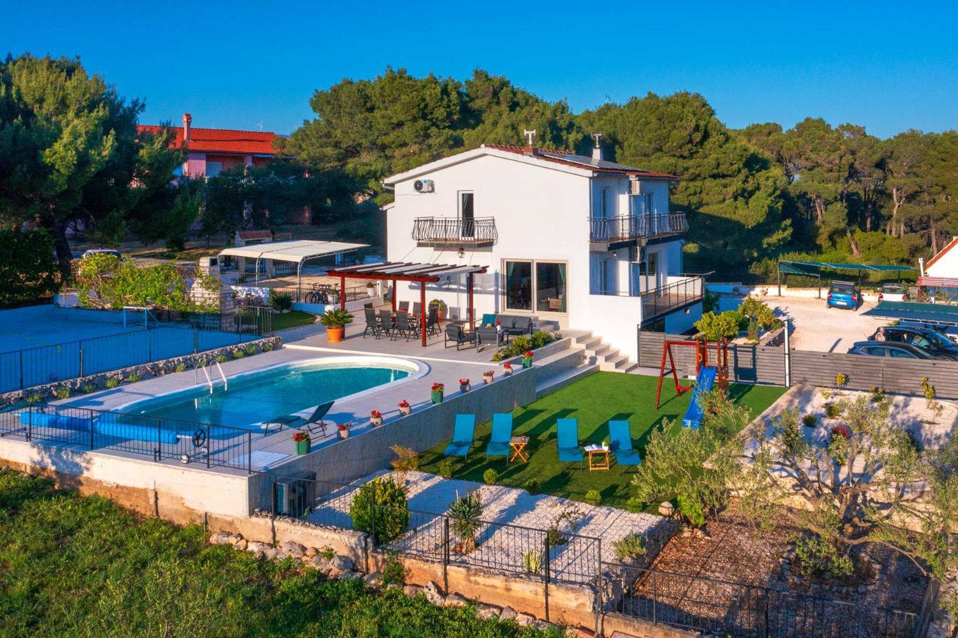 Villa Plenca - Heated Pool ! Sibenik Ngoại thất bức ảnh