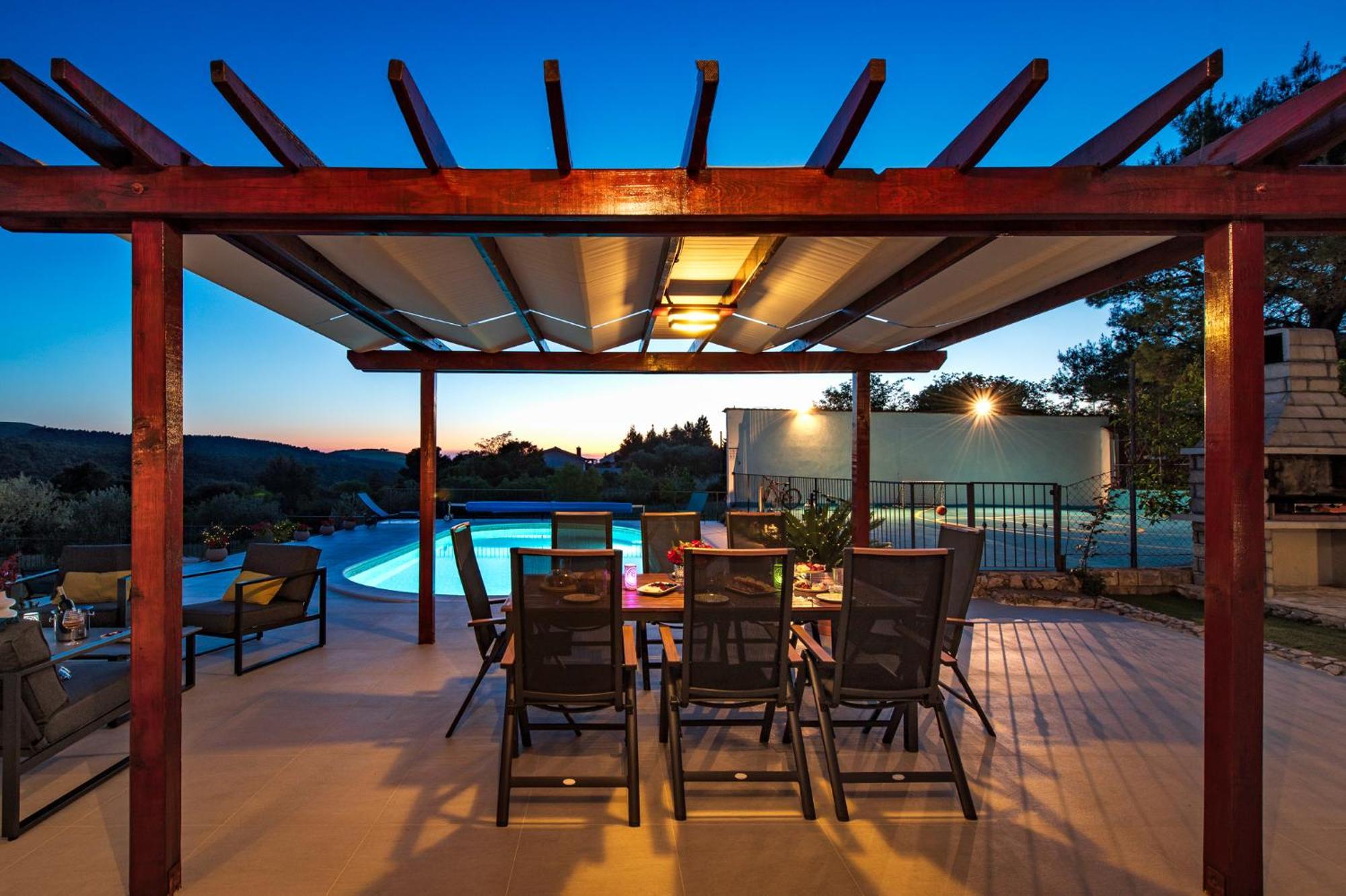 Villa Plenca - Heated Pool ! Sibenik Ngoại thất bức ảnh