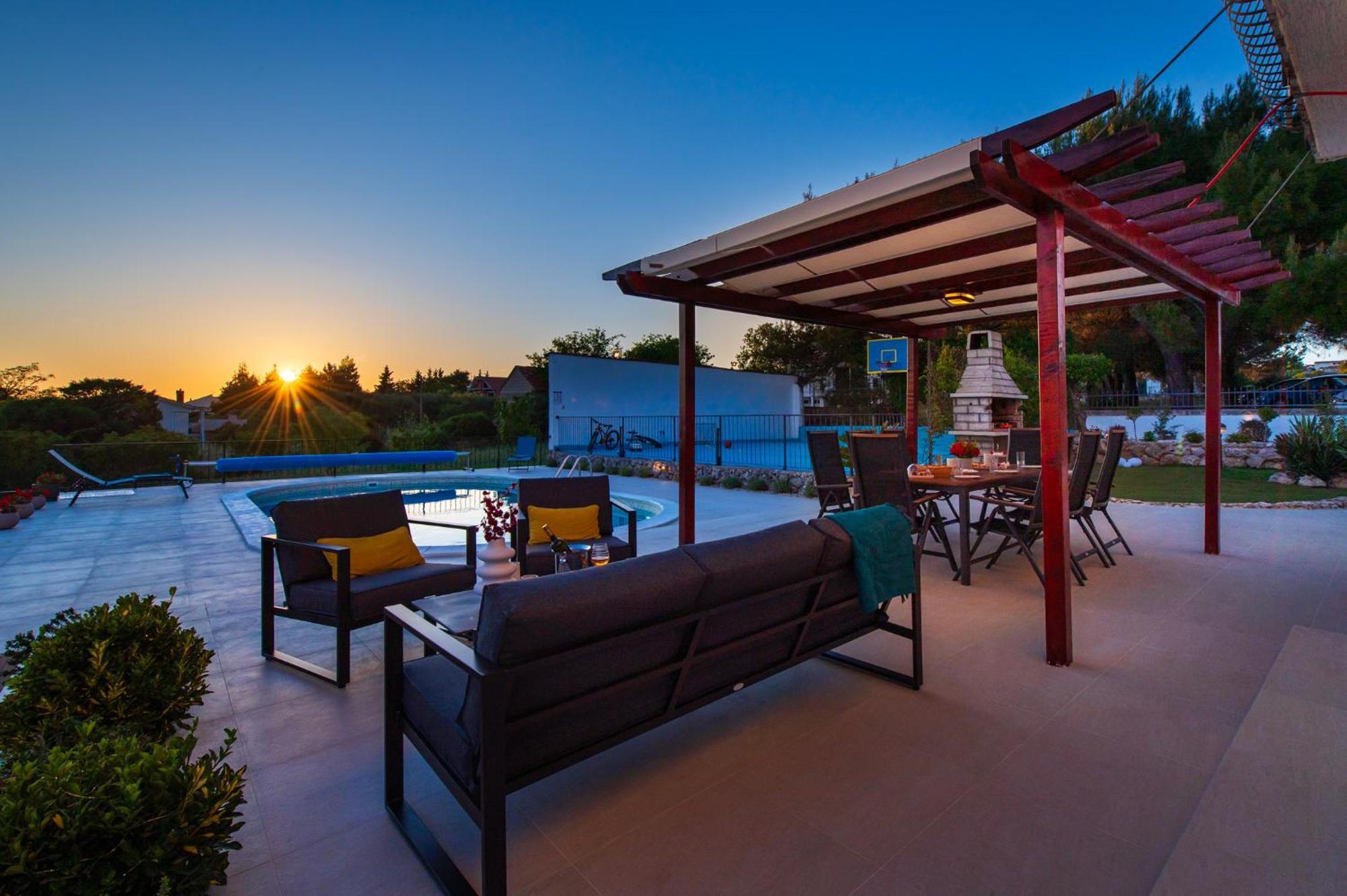 Villa Plenca - Heated Pool ! Sibenik Ngoại thất bức ảnh