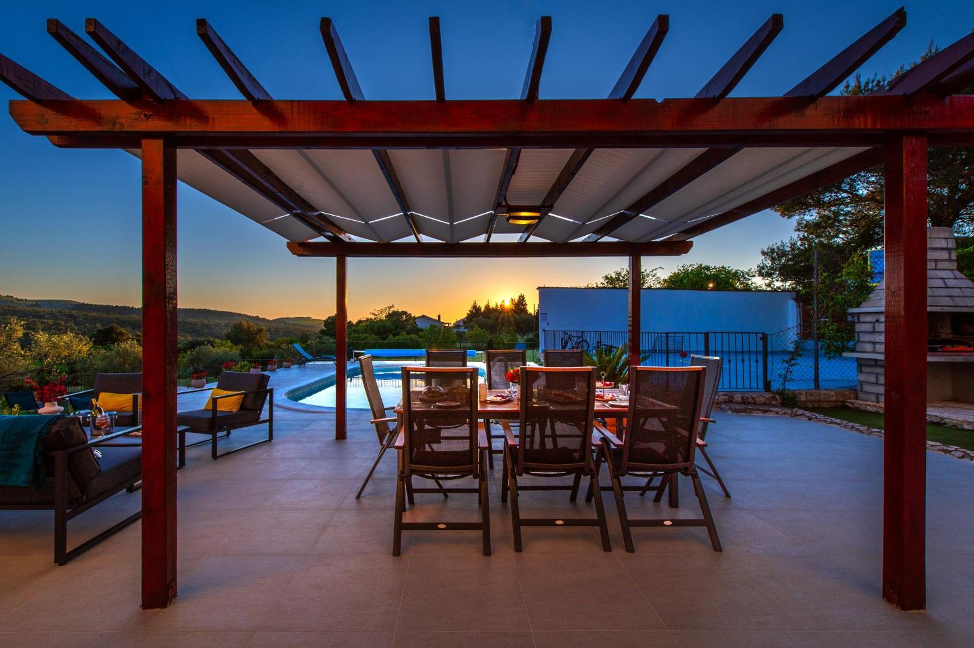 Villa Plenca - Heated Pool ! Sibenik Ngoại thất bức ảnh