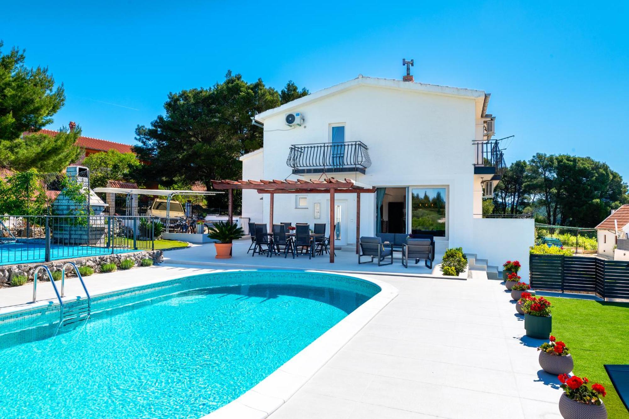 Villa Plenca - Heated Pool ! Sibenik Ngoại thất bức ảnh